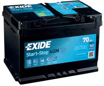 Аккумулятор EXIDE EK700